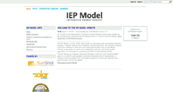 Desktop Screenshot of iepmodel.net